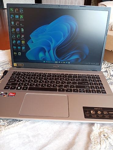 Acer: Yeni Acer Aspire, 15.6 ", AMD Ryzen 3, 512 GB, Ünvandan götürmə — 10