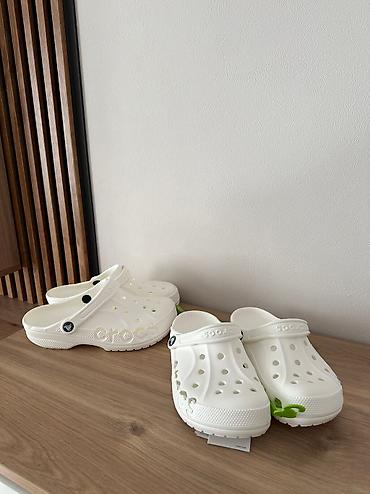 оригинал кроксы цена: Сабо, 38, 37, 37.5, Crocs, Новый, цвет - Белый, Платная доставка, Самовывоз — 2