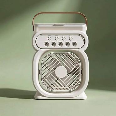 iphone mini: Prenosivi stoni ventilator sa vodenom maglom (3-u-1 rashlađivač — 6