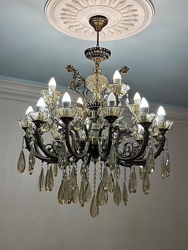 Çilçıraqlar: Çılçıraq, 10 və daha çox lampa, Xrustal — 1
