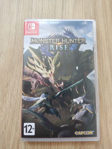 купить прошитую nintendo switch oled: Monster Hunter Rise картридж с игрой для Nintendo Switch