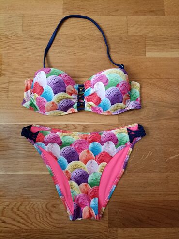 bele jakne sa krznom: XS (EU 34), Polyester, Print, color - Multicolored