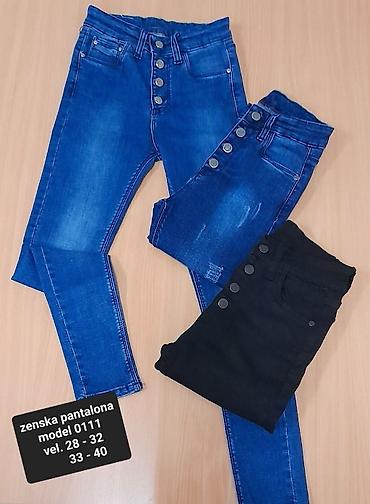 Farmerke: Ženske pantalone – više modela i boja - Model 00130/1: uske farmerke — 16