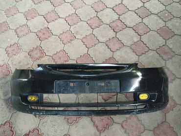 накидка на фит: Передний Бампер Honda 2003 г., Б/у, цвет - Черный, Оригинал
