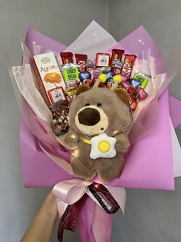 Подарки и сувениры: В наличии!!!Шоколадный букет с мишкой 🔥первые три фото!!🧸 Цена по — 3