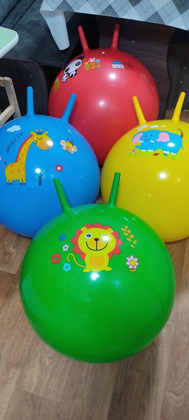 для активного отдыха: Фитболы детские диаметр 55см👍 яркие цвета, рисунки. Прочный материал