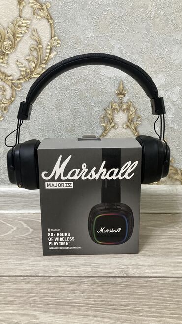 Наушники: Полноразмерные, Marshall, Новый, Беспроводные (Bluetooth), Классические