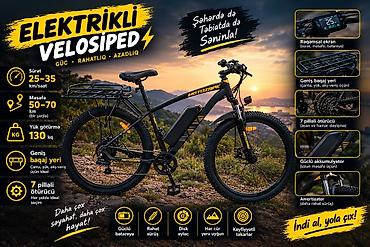 velosibet matoru: Elektrikli velosiped – güc, rahatlıq və azadlıq axtaranlar üçün — 3