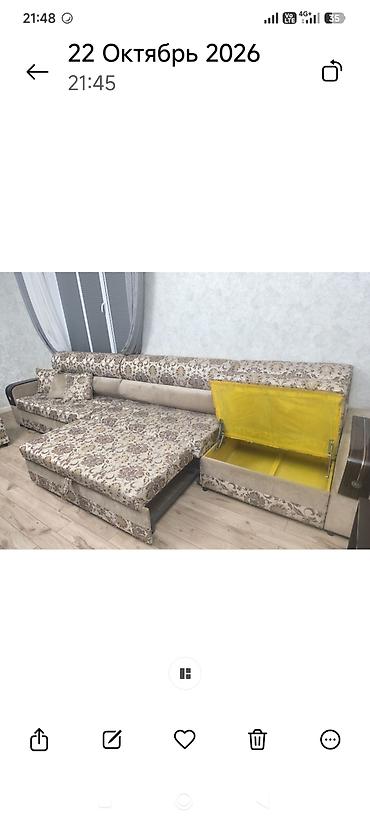 диван барокко: Прямой диван, Б/у — 3