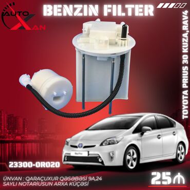 benzin filteri: Toyota Rav 4/30 kuza, 1.5 l, Benzin, 2017 il, Analoq