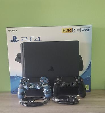 sony ps4 slim: Sony PlayStation 4 Slim – 500 GB, HDR, PS VR Ready Sadržaj paketa: - — 1