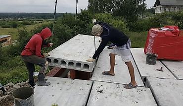 Дом и сад: ЖБ Завод реализует работу плиты перекрытия Монтаж пустотных — 4