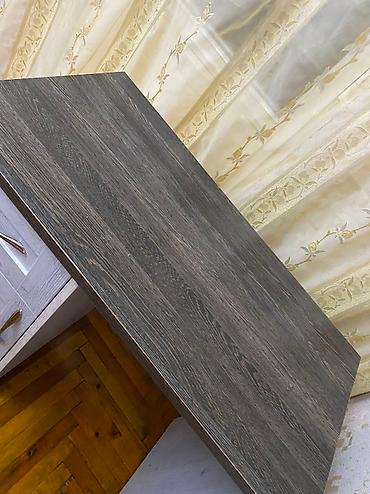 Uşaq mebeli: Yazı masası yeni kimi qalın mdf üzeri membran.2 ededdir Uzunluq 95sm — 3