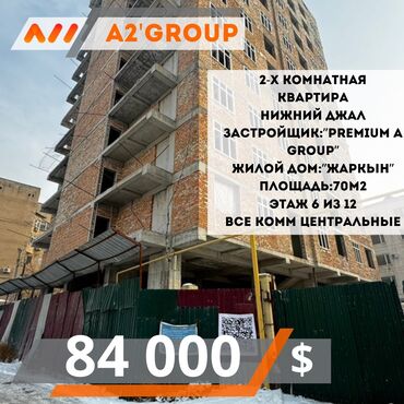 Другая коммерческая недвижимость: 2 комнаты, 70 м², Элитка, 6 этаж, ПСО (под самоотделку)