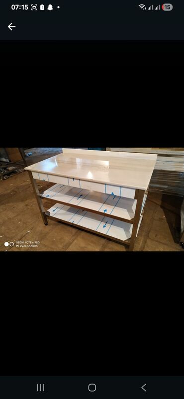 Sifarişlə mətbəx masaları: Dördbucaq masa, Açılmayan — 12