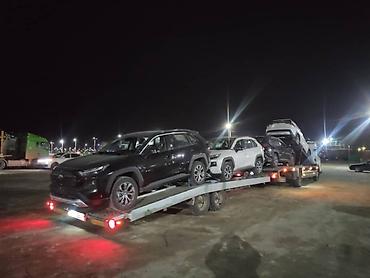 автовозы тралы: Прицеп, Сar carrier trailer, Б/у — 8