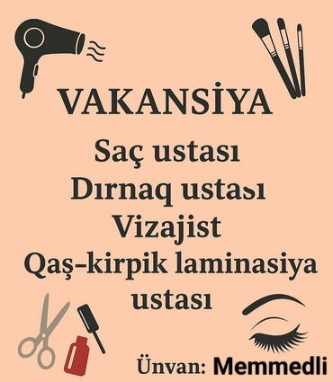 Вакансии: Парикмахер требуется, Процент, 1-2 года опыта