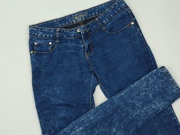 czarne dżinsy z wysokim stanem: Jeans for women, size L (EU 40)