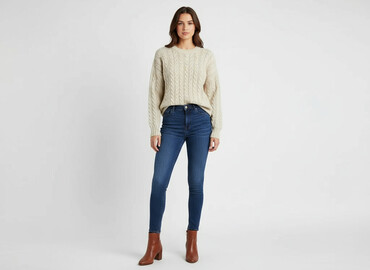 Swetry: Sweter damski, rozmiar L