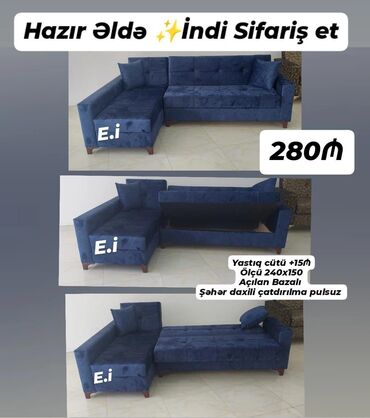 Dolablar: Künc divan, Yeni, Pulsuz çatdırılma