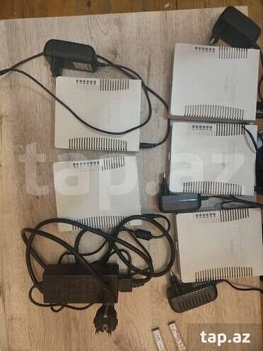 modemlər: İşlənmiş Mikrotik routerlər (4 ay istifadə olunub) 2 ed 260 GS (1-ni