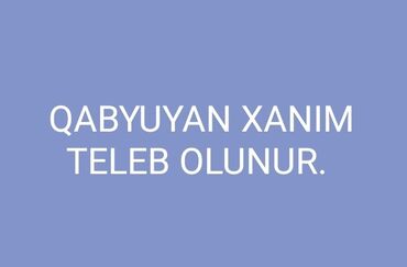 qabyuyan teleb olunur 2022: Посудомойщица требуется, Ежемесячная оплата, от 46 лет