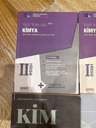 Testlər: Məhsul: DİM “Test Toplusu” kitabları dəsti – Kimya və Biologiya — 5
