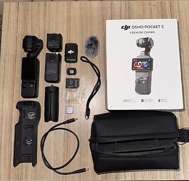 DJI Osmo Pocket 3 – Creator Combo Salam, Mehsul yenidir,çox az lalafo.az -da DJI Osmo Pocket 3 – Creator Combo Salam, Mehsul yenidir,çox az