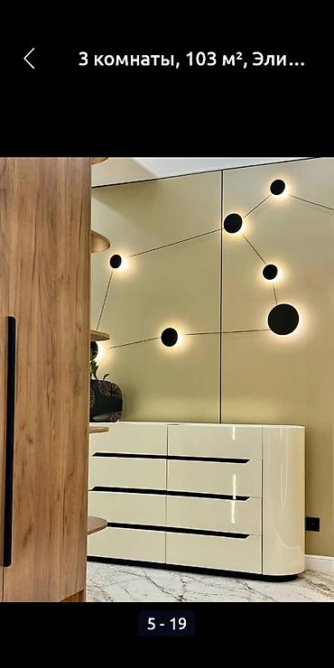 Продажа квартир: 3 комнаты, 107 м², Элитка, 7 этаж, Дизайнерский ремонт — 5