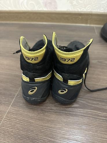 Личные вещи: Мужские кроссовки, 41, 41.5, 42, Asics, Б/у, цвет - Черный — 4