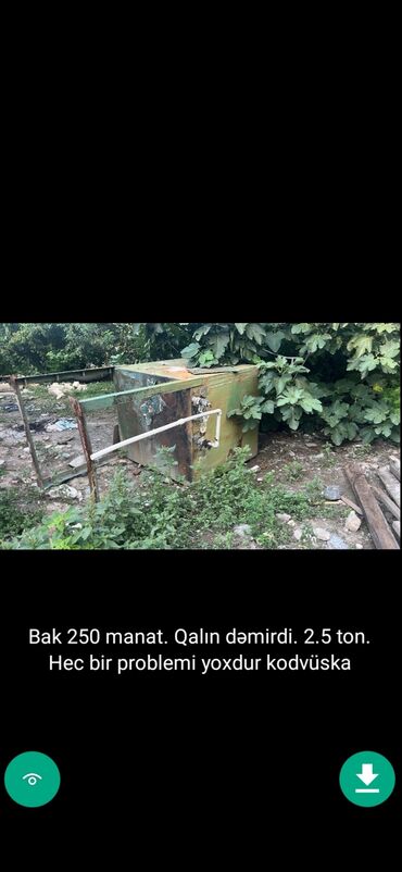 Baklar və çənlər: Bak, Plastik, 1000 l l, İşlənmiş, Ünvandan götürmə — 3