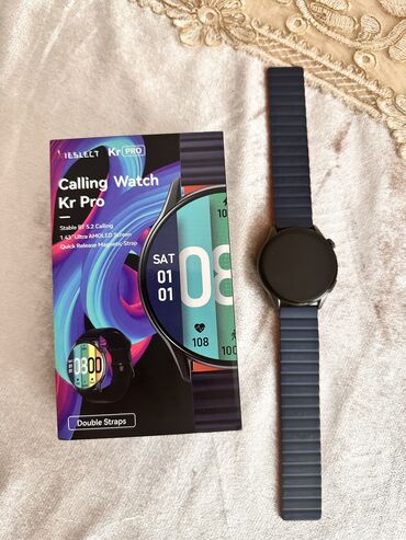 xiaomi amazfit qiymeti: Б/у, Смарт часы, Xiaomi, Сенсорный экран, цвет - Черный