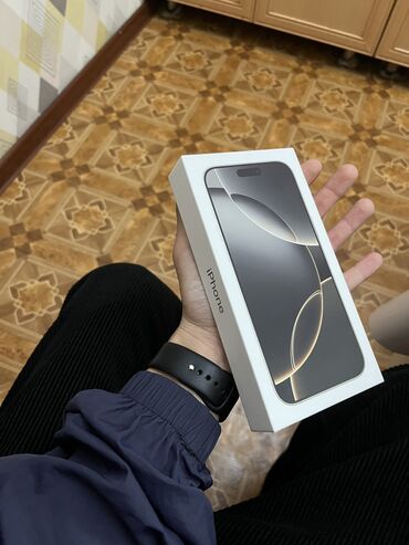айфон 14 pro max цена бишкек: IPhone 16 Pro Max, Жаңы, 256 ГБ, Natural Titanium, Куту, 100 %