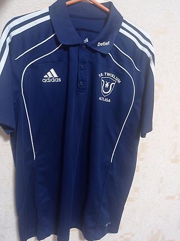 Мужская футболка, XL, Adidas, Б/у, цвет - Синий