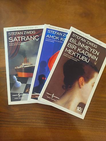 Bədii ədəbiyyat: Məhsul: Stefan Zweig – 3 kitablıq paket (Türkiyə İş Bankası Kültür — 2