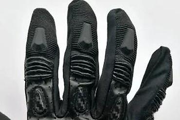 Oprema za bicikliste: Motociklističke zaštitne rukavice – crne, duge - Ojačani štitnici na — 10