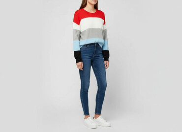 top sweterkowy zara: H&M Divided, Women`s sweater, size L