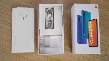 xiaomi redmi 9a irsad: Xiaomi Redmi 9A, 32 GB, rəng - Mavi, 
 Sensor, İki sim kartlı, Face ID