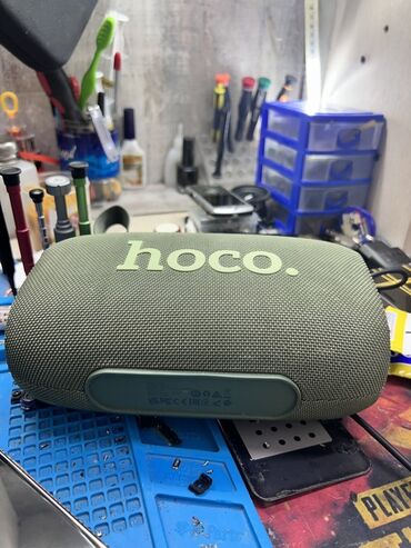 продать ноутбук бу: Портативная Bluetooth‑колонка Hoco (хаки/оливковый цвет) - Компактная
