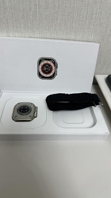 Другие смарт-часы: Смарт-часы в стиле Apple Watch Ultra (корпус серебристый, форма и — 3