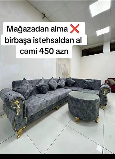 çeşka satışı: Yeni, Künc divan, Qonaq otağı üçün, Açılmayan — 2