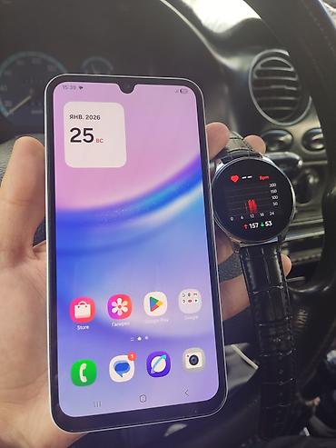 Samsung: Samsung Galaxy A15, Б/у, 128 ГБ, цвет - Белый, 2 SIM — 7