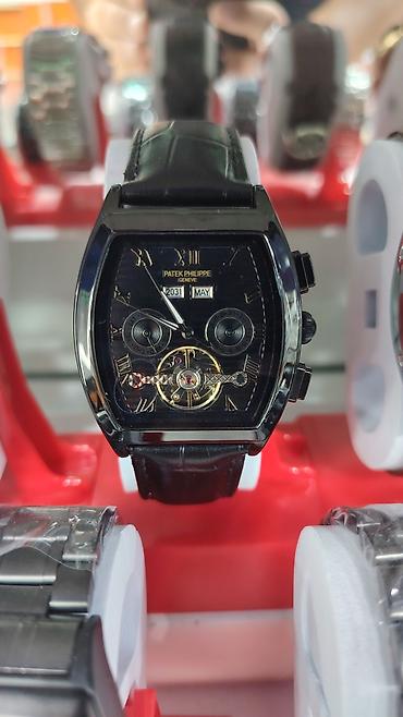 dekor saatler: Patek Philippe tərzində kişi qol saatları – tonno (yastı fıçı) formalı — 4