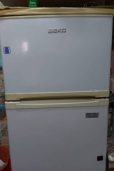 ucuz soyuducu satisi: Б/у 2 двери Beko Холодильник Продажа, цвет - Белый, Встраиваемый