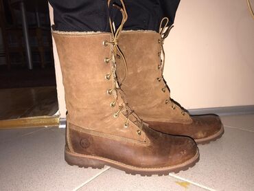 čizme od brušene kože: High boots, 40