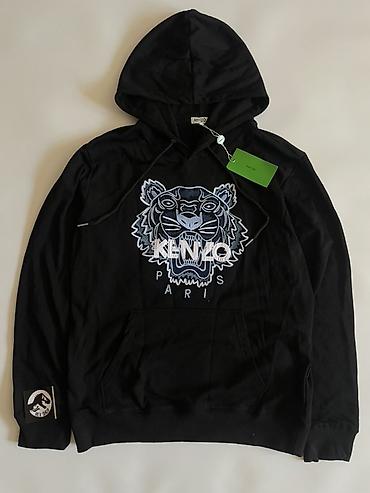 nike tech flecce: Мужская толстовка, 2XL, Kenzo, Новый, цвет - Черный — 1