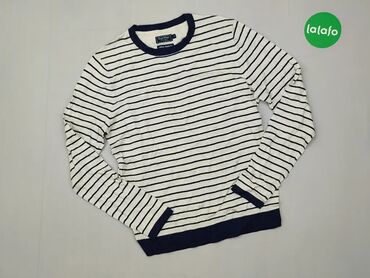 Bluza, M (EU 38), wzór - Linia, kolor - Biały