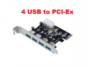 видеокарты pci express 1 0: USB3.0 адаптер с PCI Express x1, x4, x8, x16