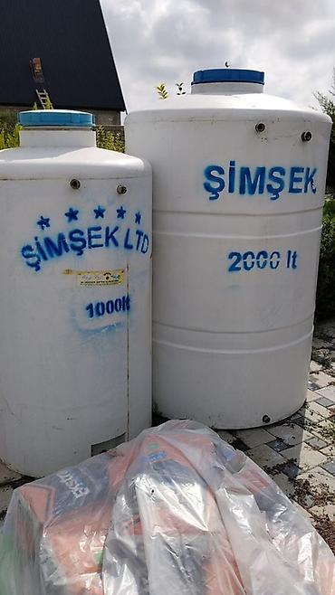 ucuz listurlar: Şimşek markalı plastik su çənləri - Həcm: 1000 lt və 2000 lt modellər — 1