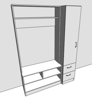 Шкафы: Мебель для прихожей и детской комнаты по индивидуальным размерам